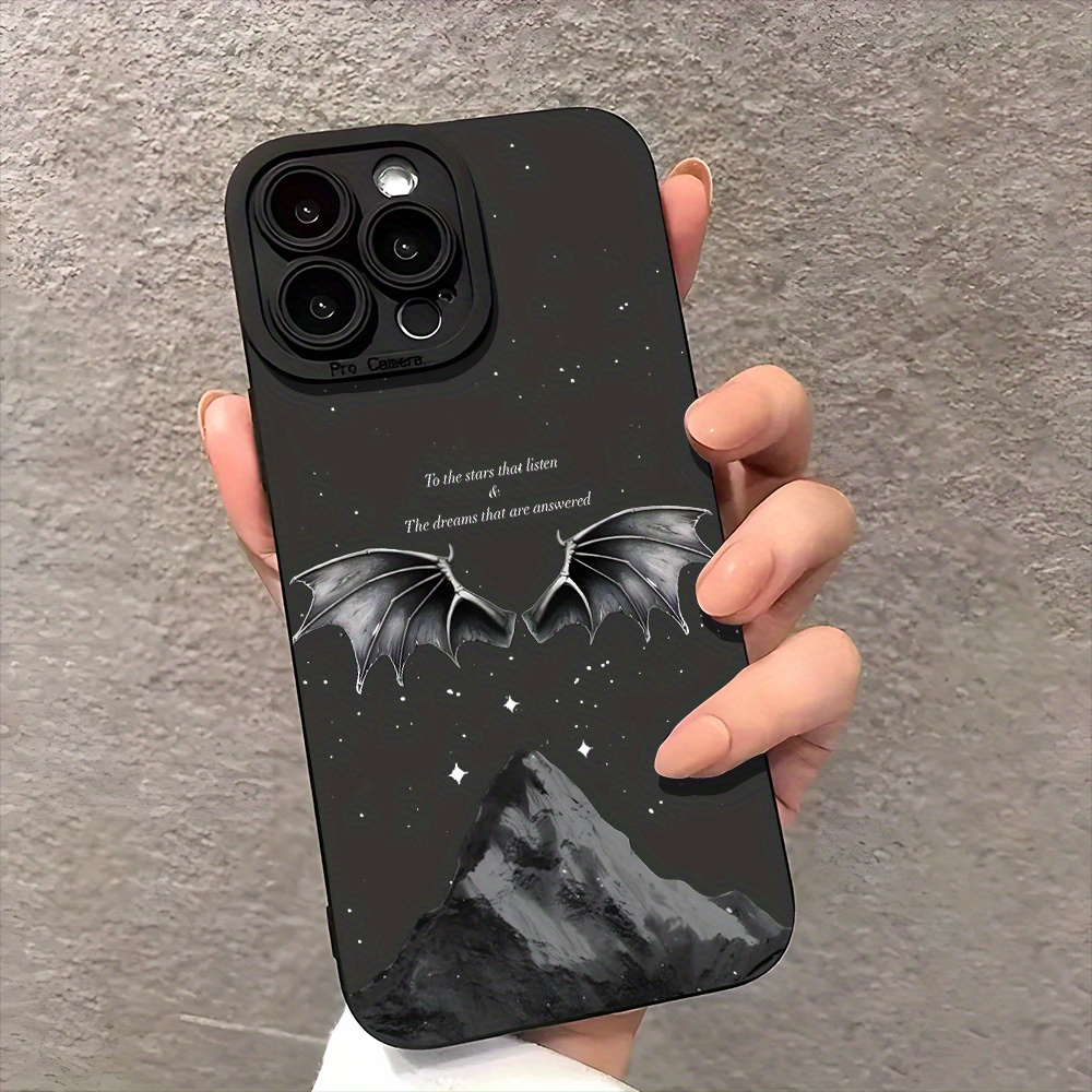 TEMU Phone Case: That Listen And The That Are Cool Phone Case For Iphone 16 11 15 14 13 12 Pro Case Black Phone Case Ideal Birthday Gifts For Men And