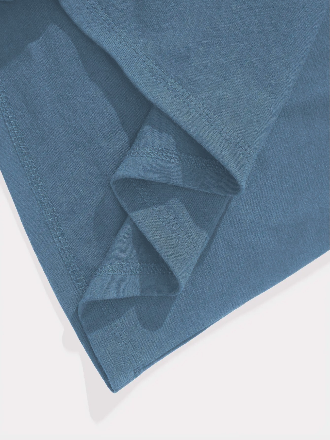 Tricou bărbătesc 100% bumbac cu guler rotund casual, un top esențial de vară, respirabil și fabricat din