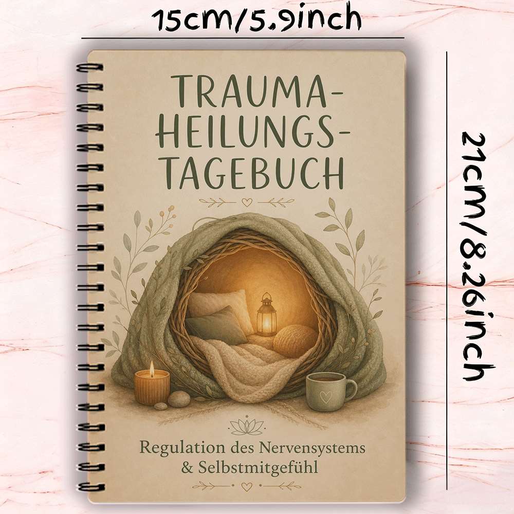 Image of Germany-version Trauma Journal Mental Health Journaling For Emotional Wellness Ptsd Recovery Ner Daily Self Care Reflection Journal With Prompts Therapeutic Ner Er Log