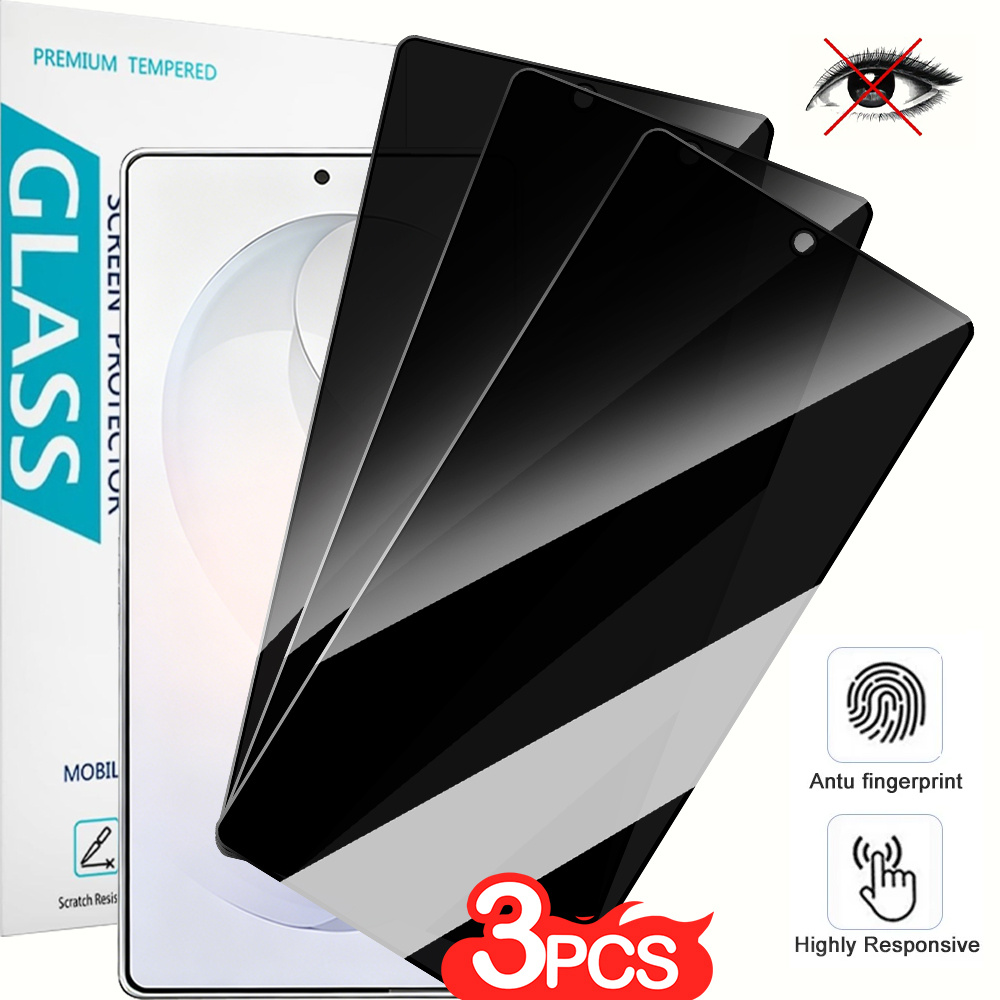 E-shop 3er-Pack Schutzfolien aus gehärtetem Glas für Galaxy S26/S26 Plus/S26 Ultra - Blasenfrei, kratzfest, Anti-Spionage und Anti-Fingerabdruck,