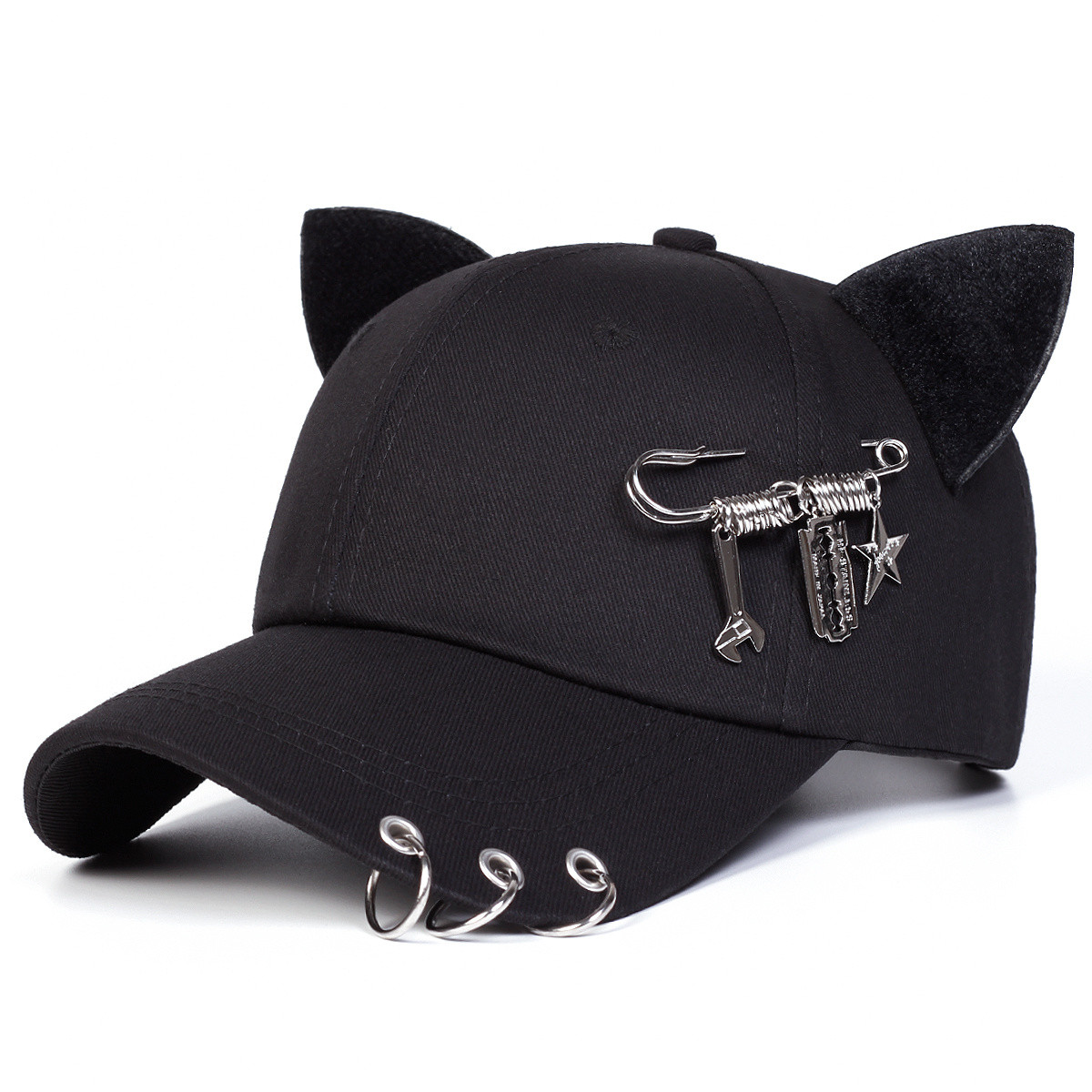 TEMU Gorra de béisbol para mujer con forma de llave inglesa, y estrella, ajustable, y casual, ideal para viajes de /otoño, fiestas en