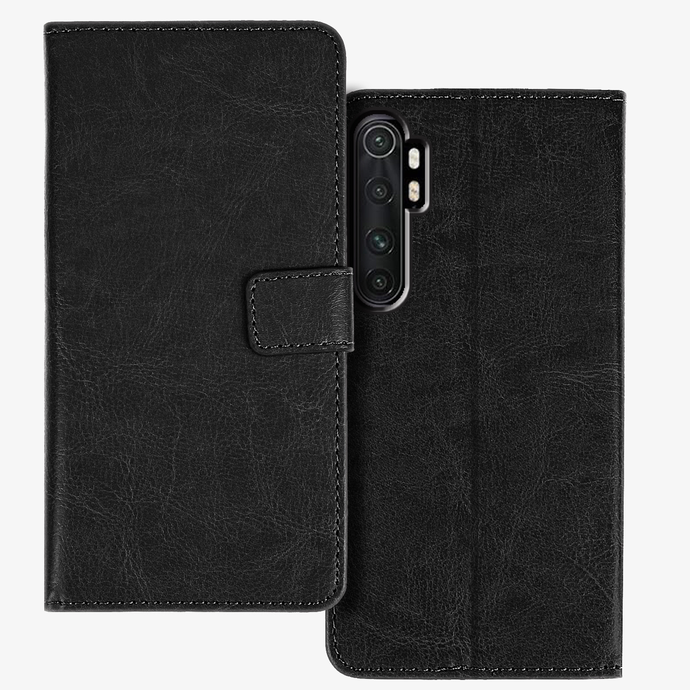 TEMU Phone Case: For Xiaomi Mi Note 10 Lite Case With Kickstand Faux Leather Card Slot Flip Protective Phone Case Cover