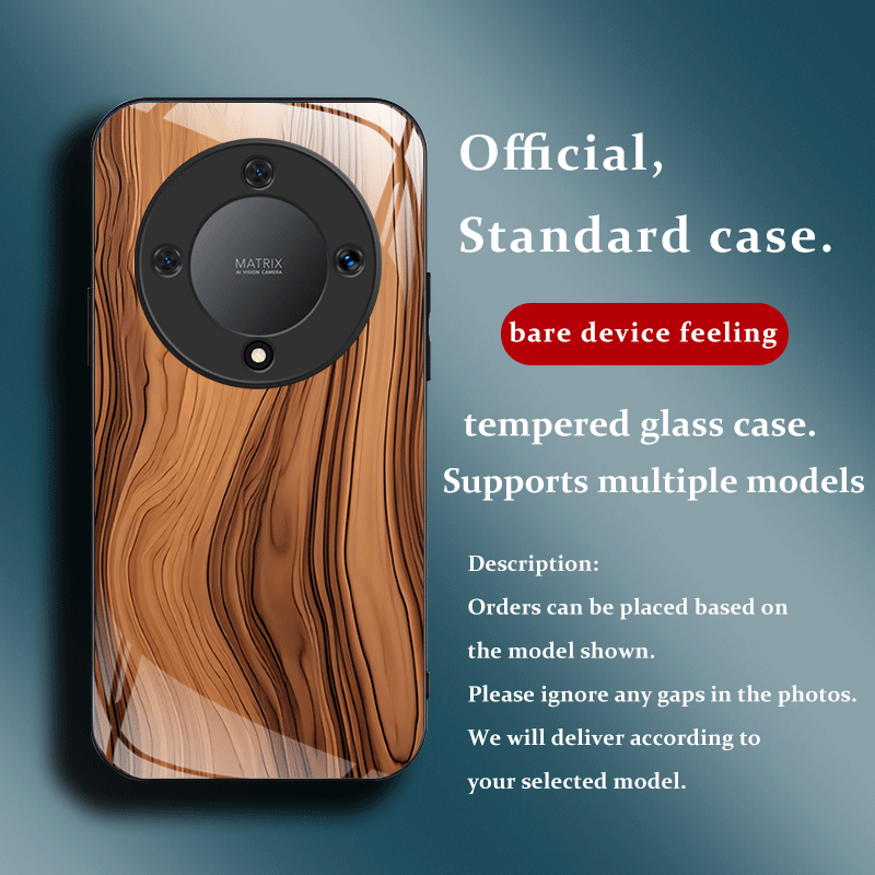 TEMU Coque de téléphone - Coque compatible pour Honor Lite Magic8 5G avec dos en verre trempé, antichoc et à couleur dégradée