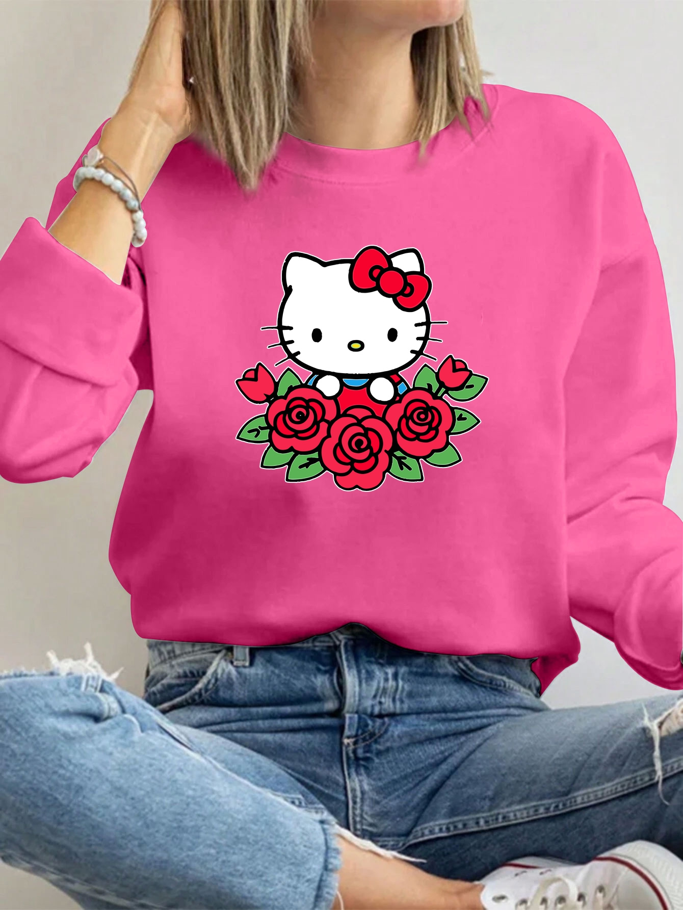 Streetwear Moletom Com Rosa Vermelha Camisa Swag Caveira Mexicana