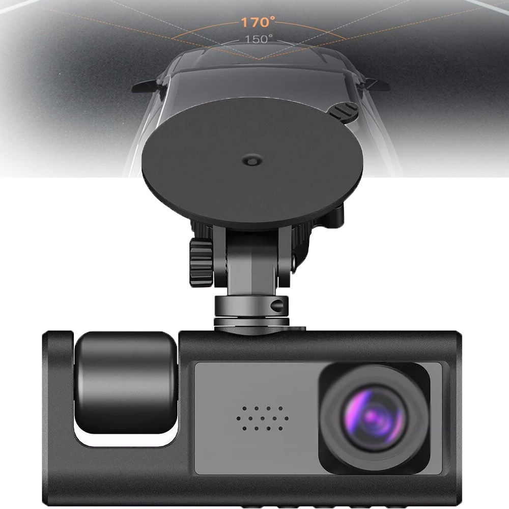 Car Rearview Holder, Taxi-specific Front And Rear Dual-camera Dash Cam Bracket