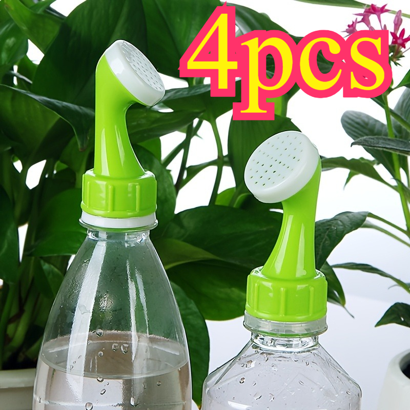 TEMU 4pcs Minimalist-designed Gardening Watering Tools | Succulent Pot Watering Tools, Plant Sprayers, , Plastic Water Bottles And Watering Cans With