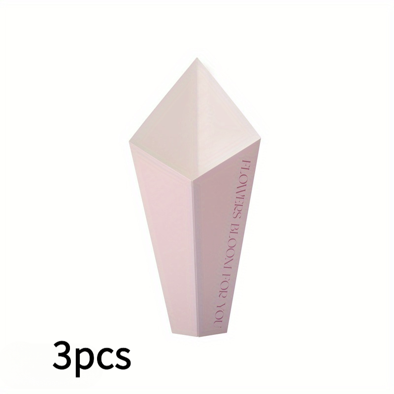 Packaging For Triangular Sweet Cone Bouquets, Handheld Bouquet Packaging, And Flower Tubes.