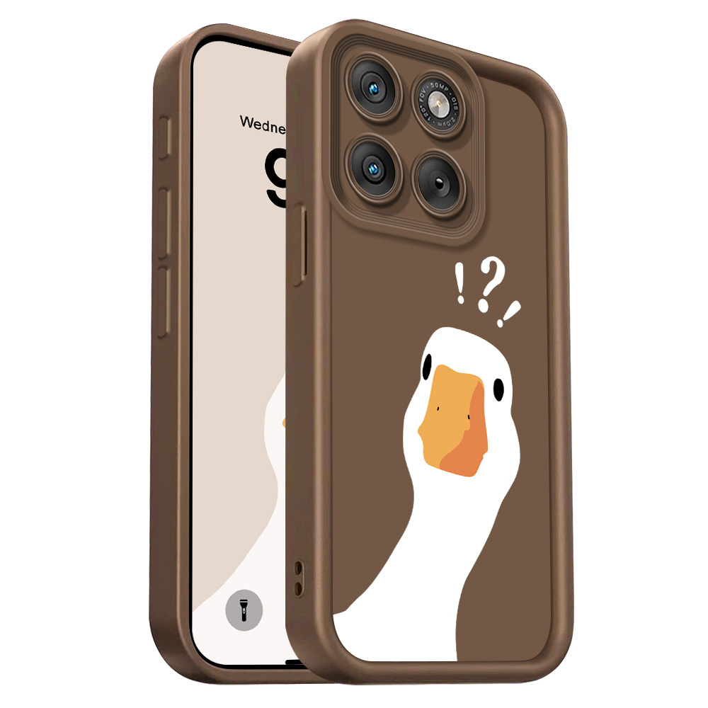 Phone Case: Crooked Duck Phone Case For Motorola Edge 60 Stylus 60s 50 Neo Fusion Pro Ultra Staircase Soft Cover