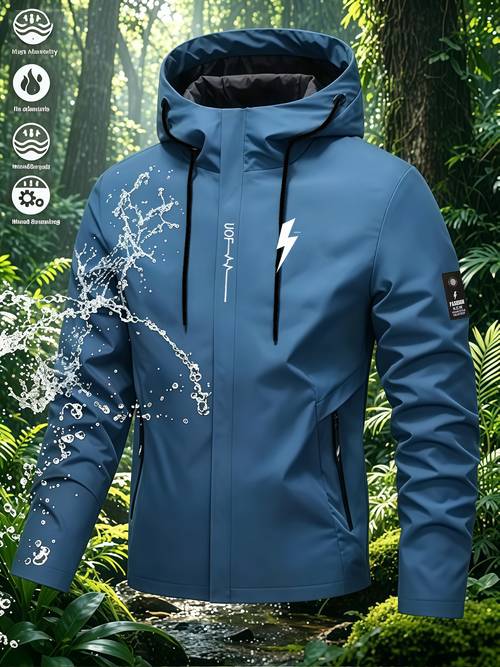 mens skin softshell jacket windproof warm hooded zipper jacket with scale multiple pockets suitable for hiking hunting skiing outdoor machine washable for spring autumn activities