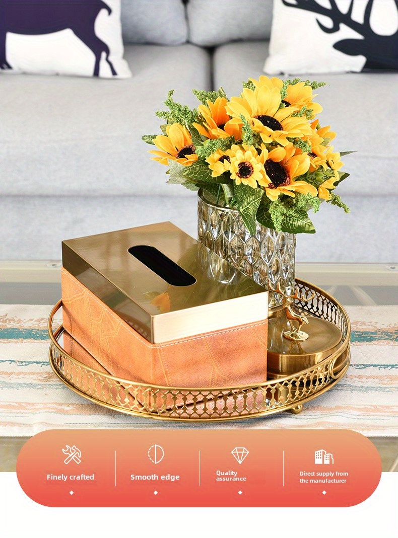 green emerald velvet dress 10" Gold Mirrored Vanity Tray | Trays