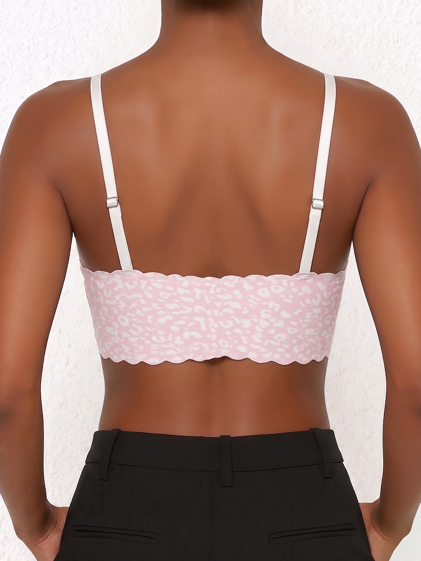 2pcs Women's Jelly Gel Bra Set, Seamless & Comfortable