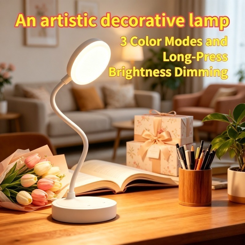 360 Degree Flexible Gooseneck LED Eye Care Desk Lamp