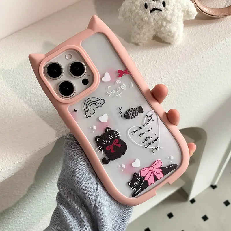 phone case cartoon cat ear phone case suitable iphone 14 - Temu United Arab Emirates phone case cartoon cat ear phone case suitable iphone 14 - Temu United Arab Emirates