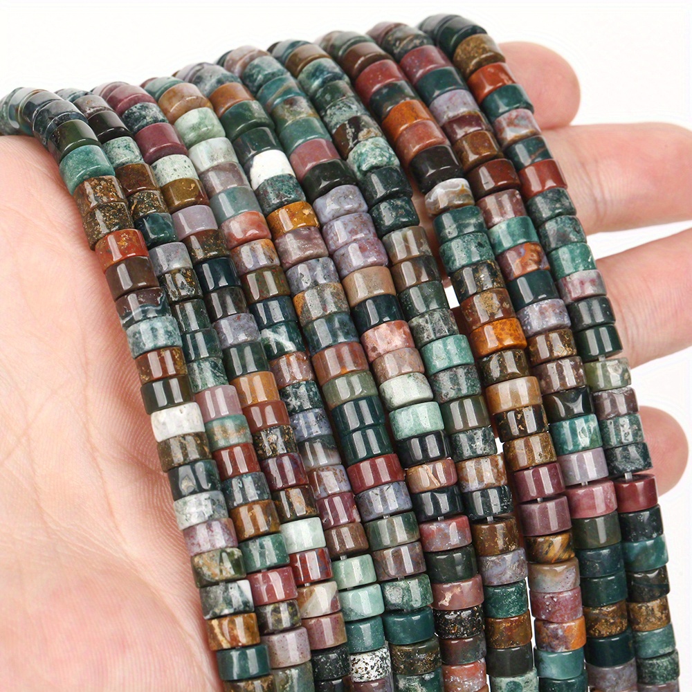 Natural India Agate Stone Beads for DIY Jewellery Making