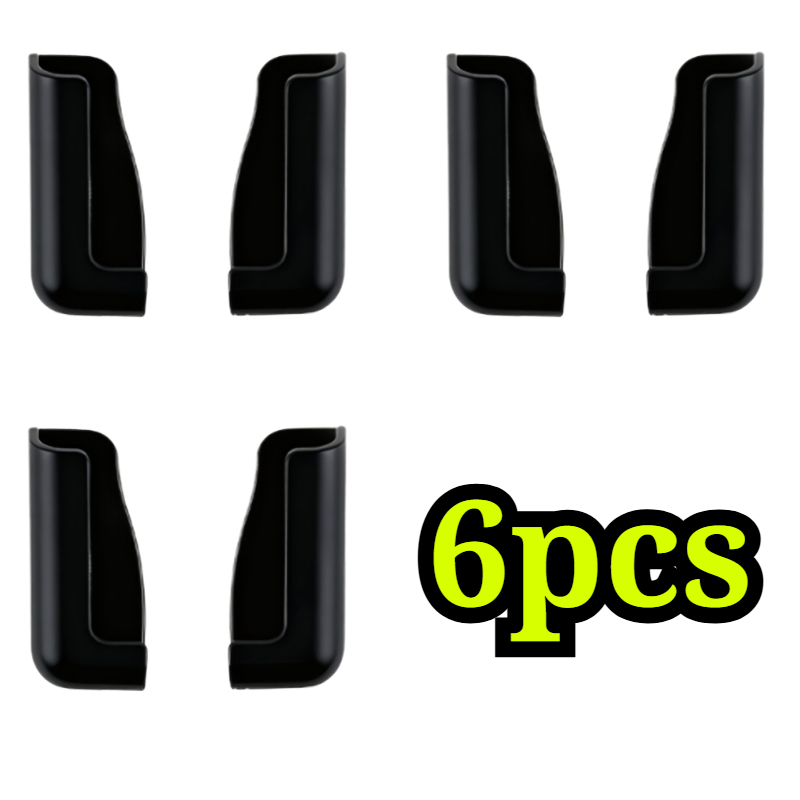 Image of 6pcs 3-pair Car Phone Holder - Adhesive Gravity Mount, Self-adhesive Dashboard Holder, Adjustable Car Phone Mount