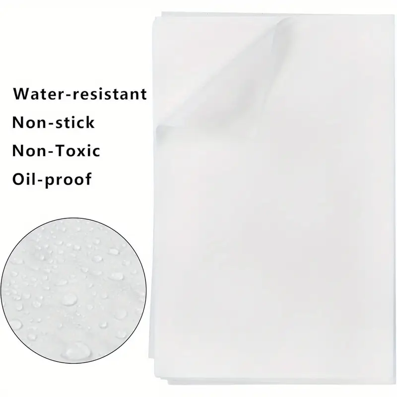 500 sheets parchment paper baking liners nonstick pre cut 12x8 inch heat resistant baking sheets with rounded edges heat distribution for bread pizza meat oven safe easy alternative to grease oil commercial home kitchen use Product details 4