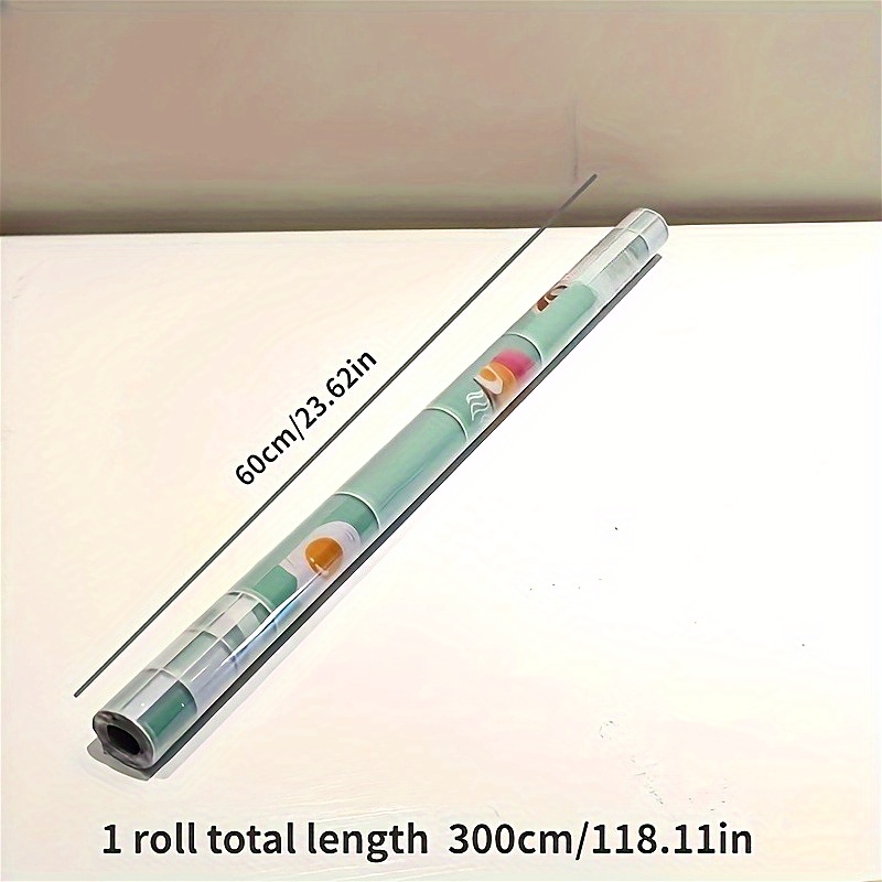 TEMU 1 Roll Of Kitchen Stickers That Are Resistant To Water And Oil - Are Self-adhesive, Can High Temperatures, And Used On Drawers And Walls, Ideal