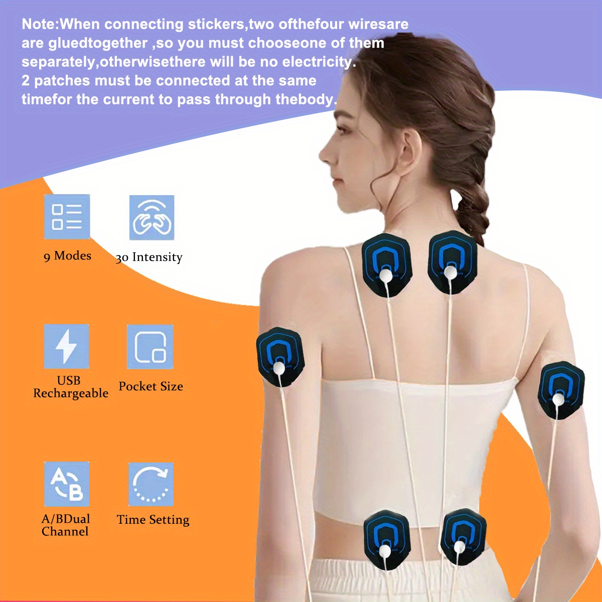 WOFLEN TENS EMS Stimulator Image 5