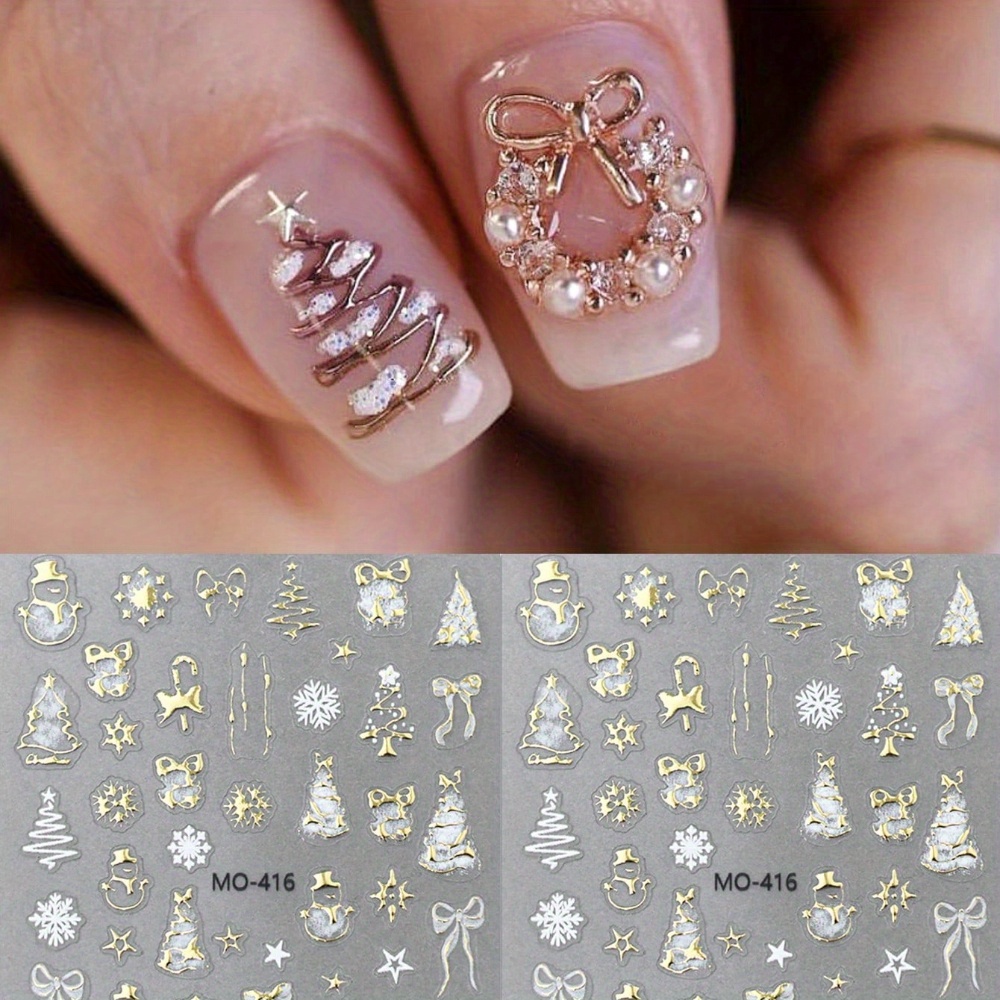 

Christmas Tree Decals Christmas Ribbons 3d -adhesive Art Decorations Diy