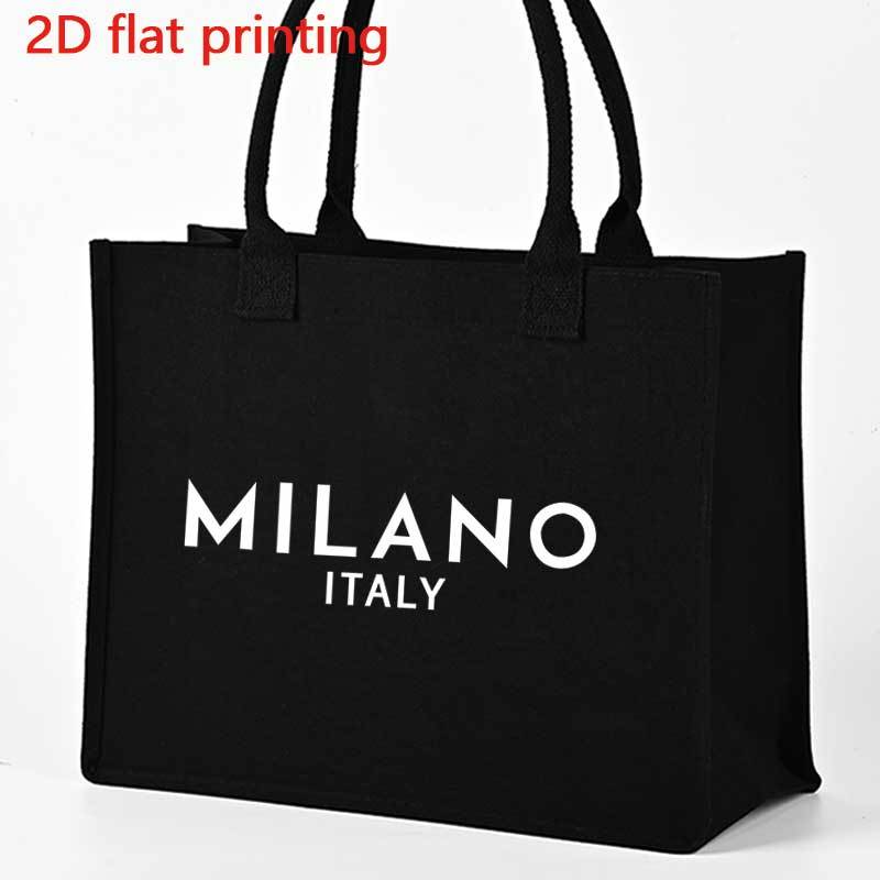 Image of [2d Flat Printing] Large Capacity Print Tote Bag, Men's And Women's Casual Shoulder Handbag For Travel, , And Shopping