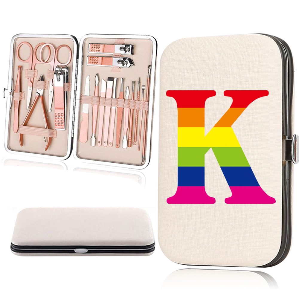 18pcs Nail Clippers Set with Portable Storage Case