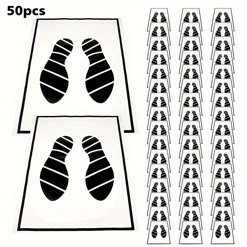 TEMU 50 Disposable Car Floor Mats, Suitable For All Vehicle Models, Size 14.96x19.69 Inches, Wear-resistant, Designed Specifically For Cleaning And
