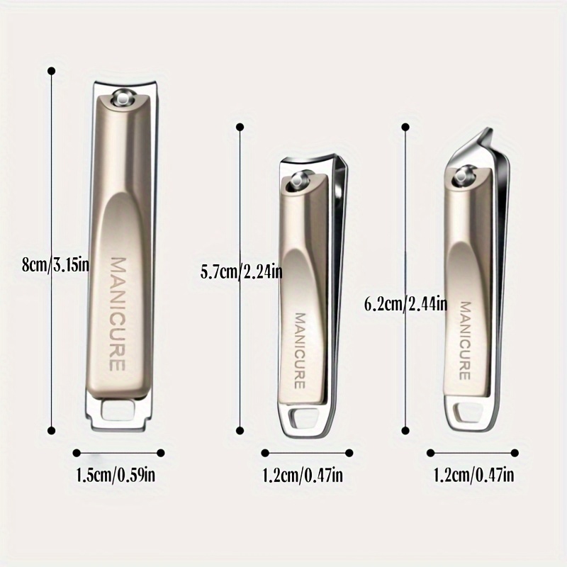   nail clipper 5pcs set 2 times   sharp and durable 1 complete set with ear spoon     steel precision grinding stainless steel nail clipper set anti splash rotating bag five piece set nail pliers complete set   Product details 5