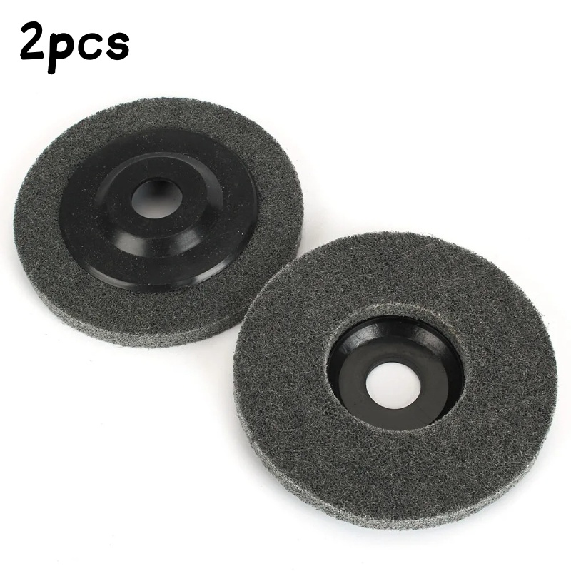 TEMU Meule de ponçage et de polissage robuste en fibre de nylon de 5 pouces 125 mm - Convient pour le polissage des métaux, l'élimination de la