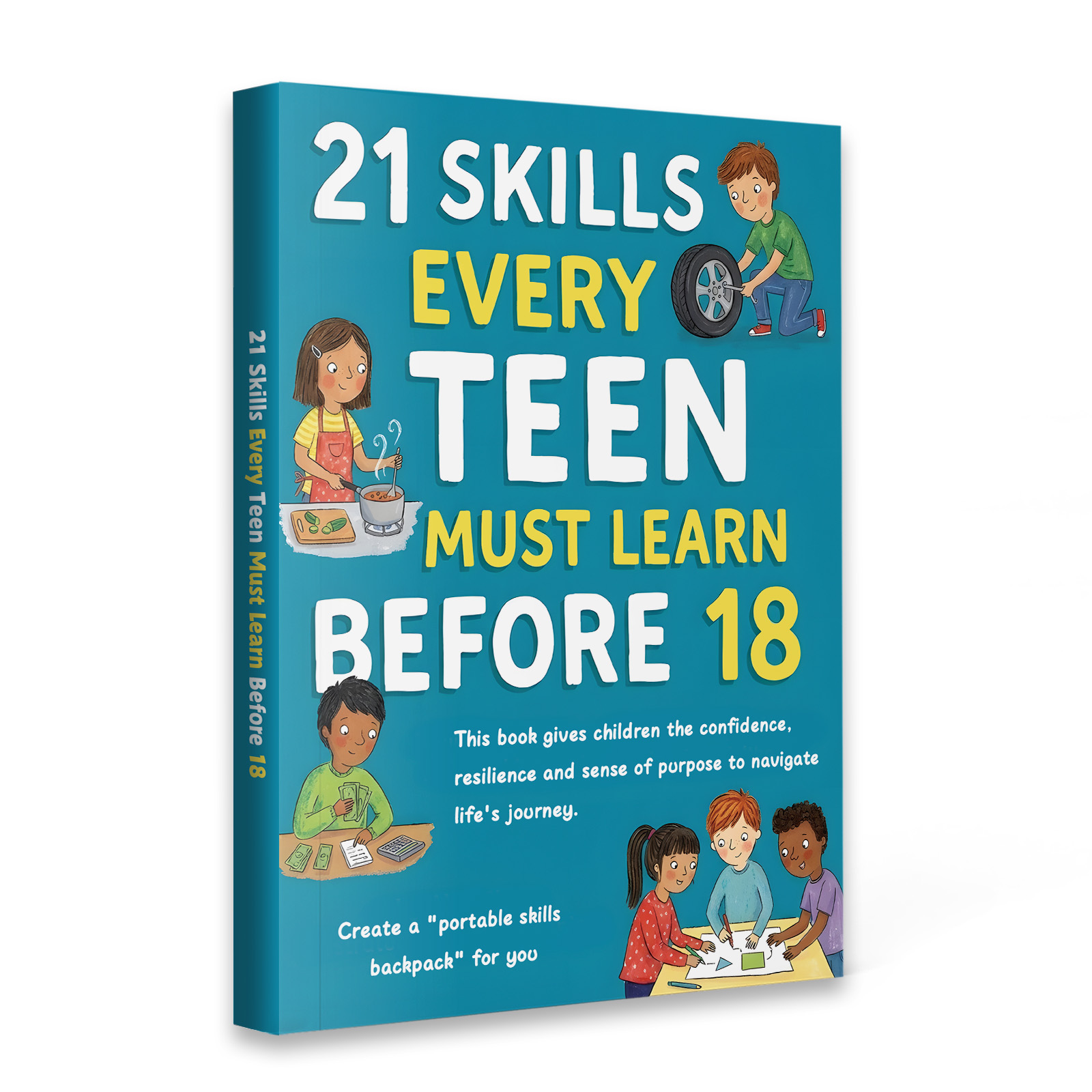 item picture     teen must learn before 18   ready guide to     real   build   time money basics communication leadership and teamwork   matte  