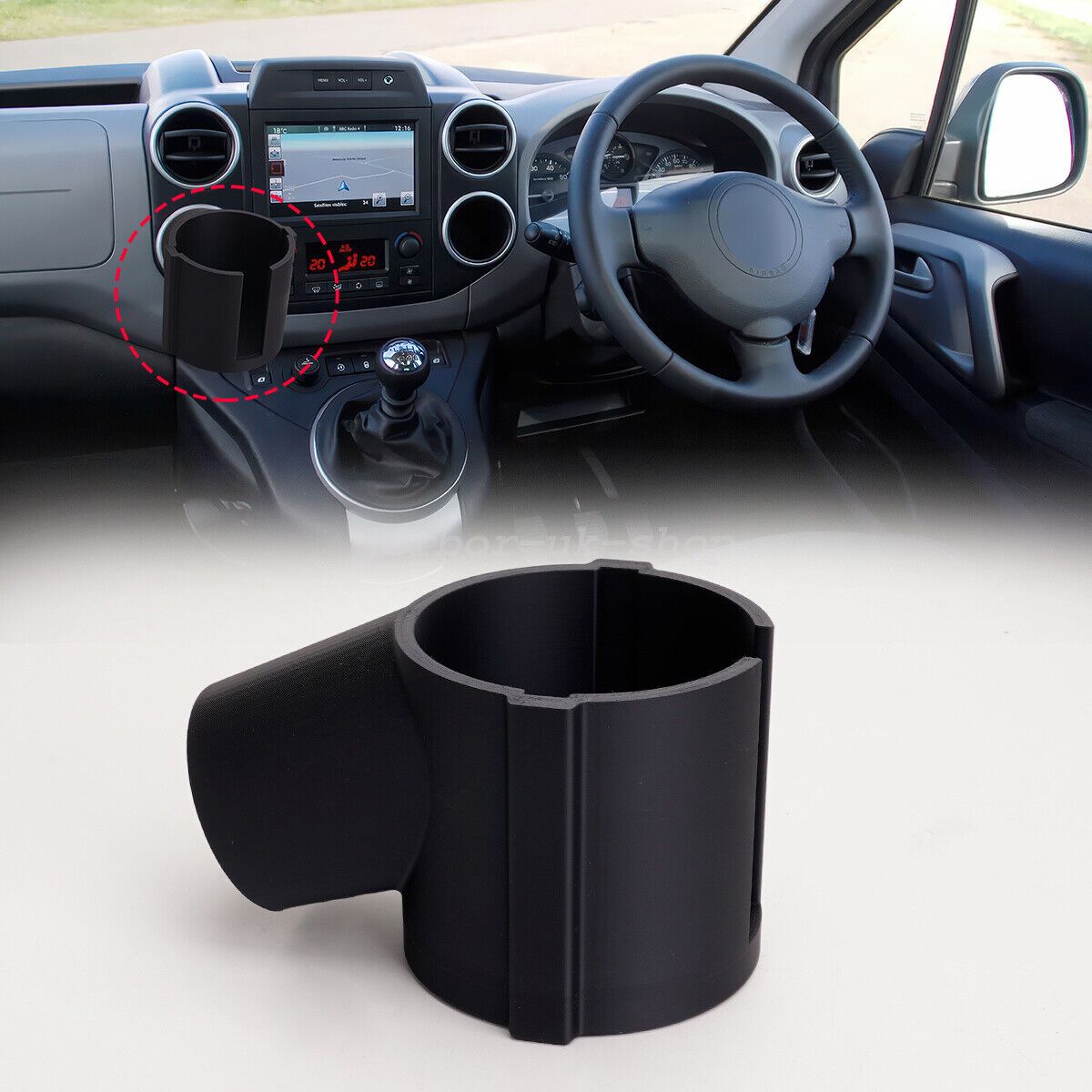 E-shop Auto-Getränkehalter/Anti-Verschüttungs-Autogetränkhalter/Reisebecherhalter aus hochwertigem und langlebigem ABS-Material/stabiler und