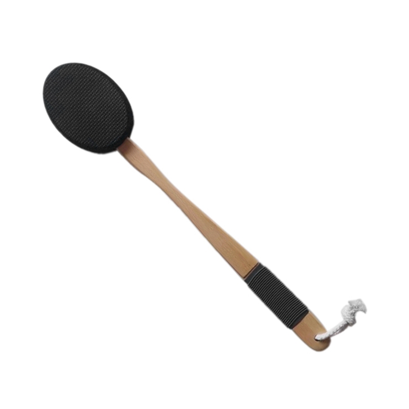 TEMU Lotion Applicator For The Back Featuring A Long Handle And 1 Interchangeable Pad, Youth And Seniors - In Black
