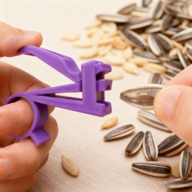 creative new 3d printed melon seed peeling artifact     does not hurt hands a must have gadget   random