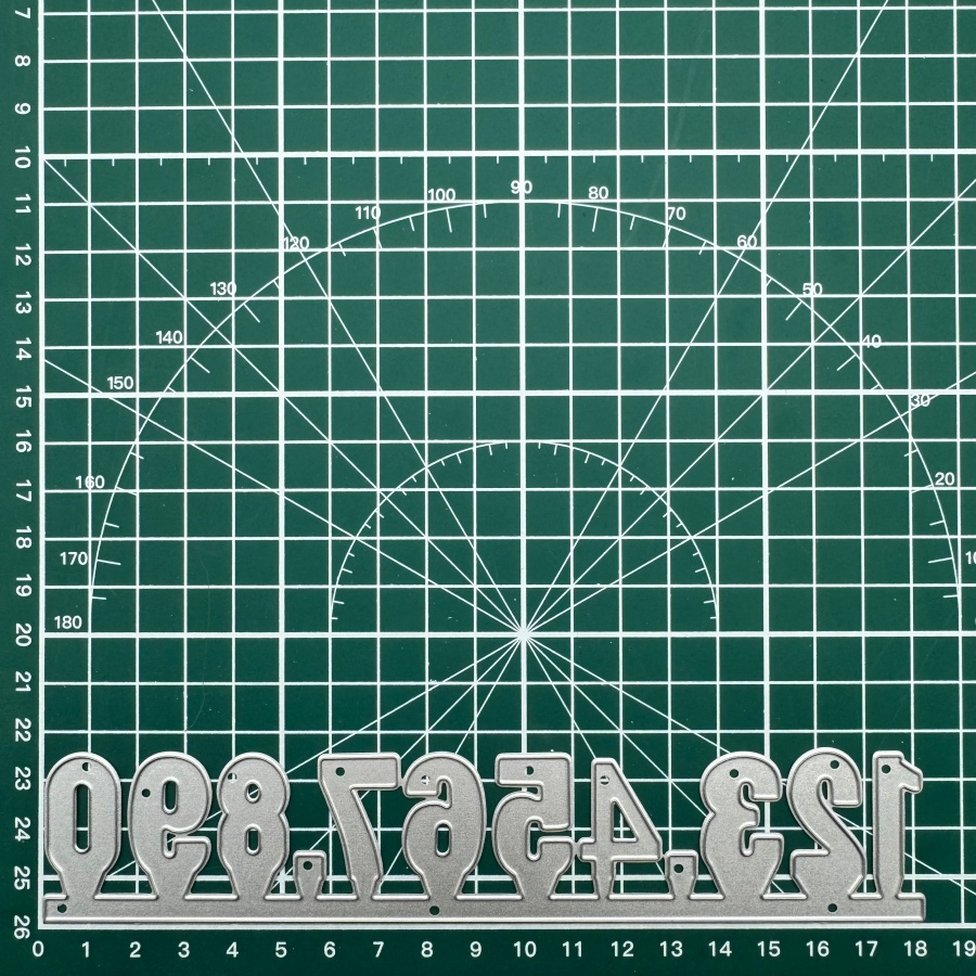 Numbers For Blocks Metal Cutting Dies For Diy Scrapbooking Card Making Stencils Embossing Craft Decoration