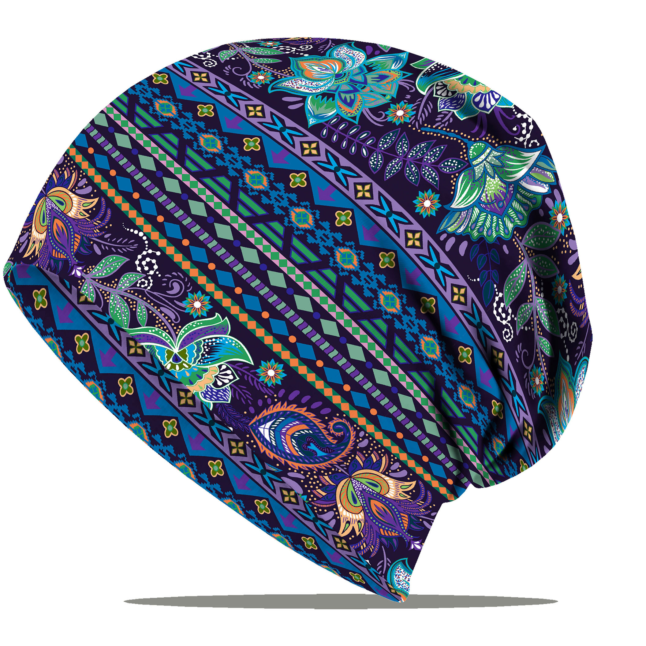 TEMU Vibrant Colors - Bohemian Style Women's Loose-fit Hat, Casual And Breathable, Hand Wash, Rose Red And Purple Tones, Suitable For Outdoor Cycling