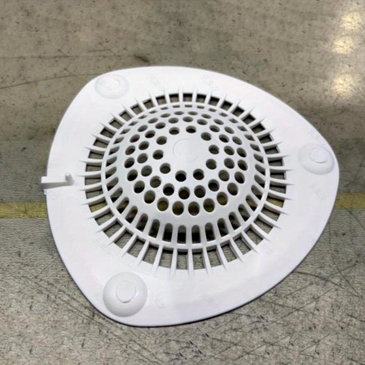 Image of 2pcs Of Bathroom Shower Drain Covers, Hair Collection Filters For Sinks, Pools, And Bathtubs, Drainage Covers, Bathroom Additions, Sink Filters