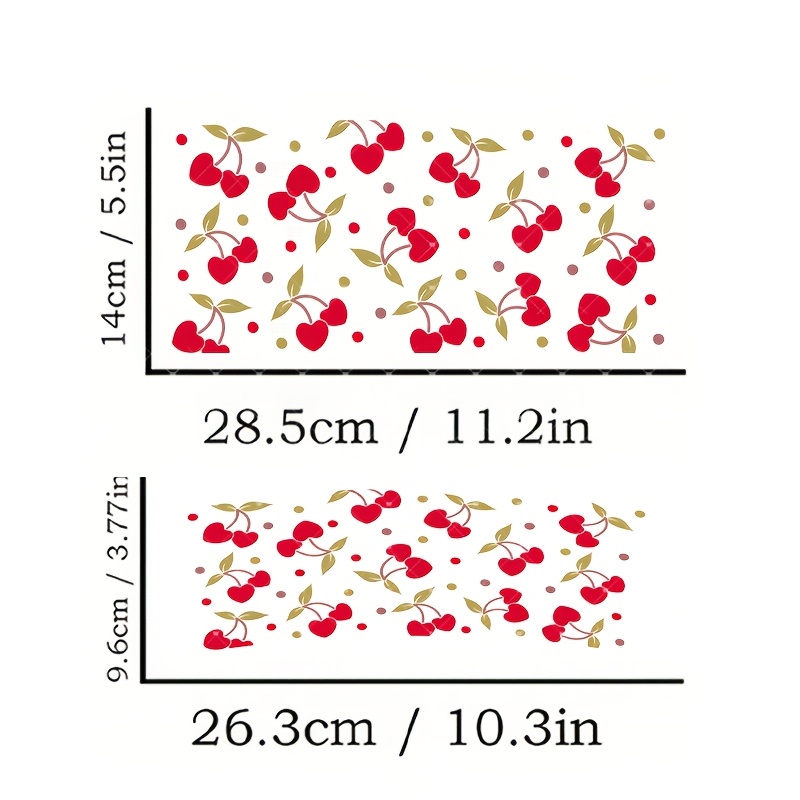 TEMU 2pcs/set , Valentine's Day Gift, Waterproof Erasable Uv Dtf Transfer Paper, Suitable For 40oz Glass Coffee Cups, Mugs, Ceramic Products,
