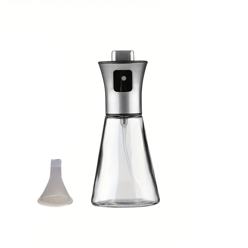 TEMU 1pc Large Capacity Stainless Olive Oil Sprinkling Can-manual, No Batteries Required, Perfect For Kitchen, Barbecue And Outdoor Use-durable