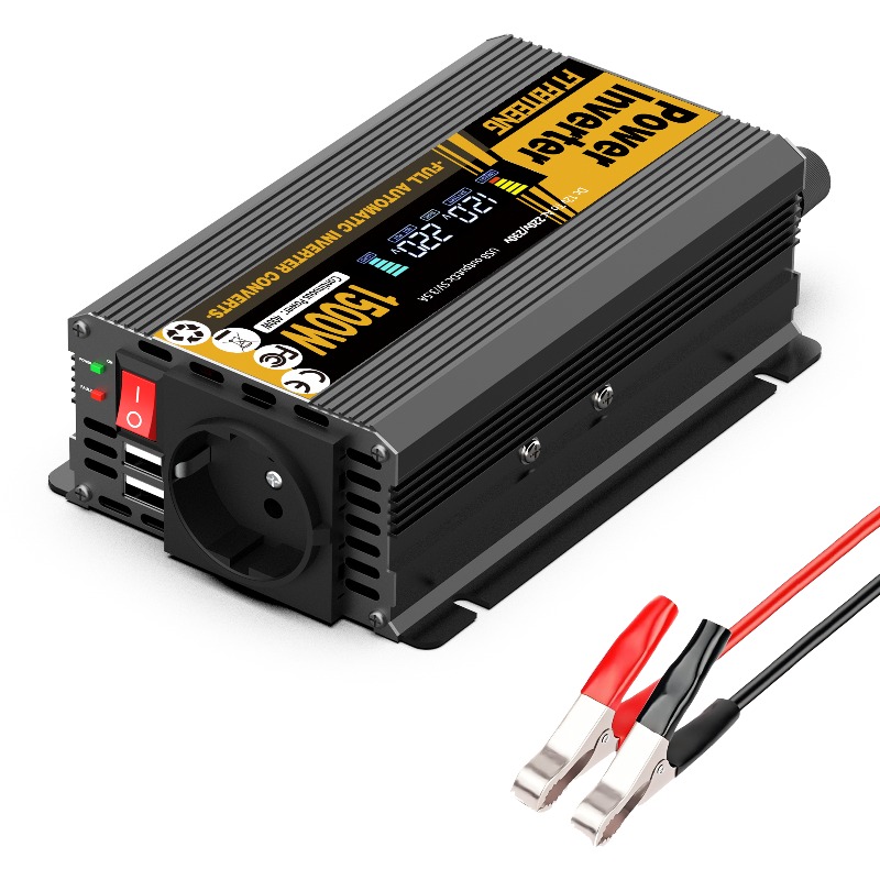 3500w/2500w/1500w Power Inverter, 12v To Ac 220v/230v, With 1 European Standard Socket, Suitable For Cars, Trucks, Rvs, And Fast Outdoor Charging, Converter, Portable Design, Without Battery
