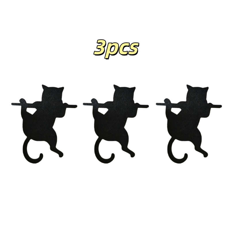 TEMU 3pcs Cute Cat Bookmark, Plastic Cat Climbing Railing Bookmark, Funny Animal Page Markers For Books, A Fun And Slim Page Clip Designed For Cat