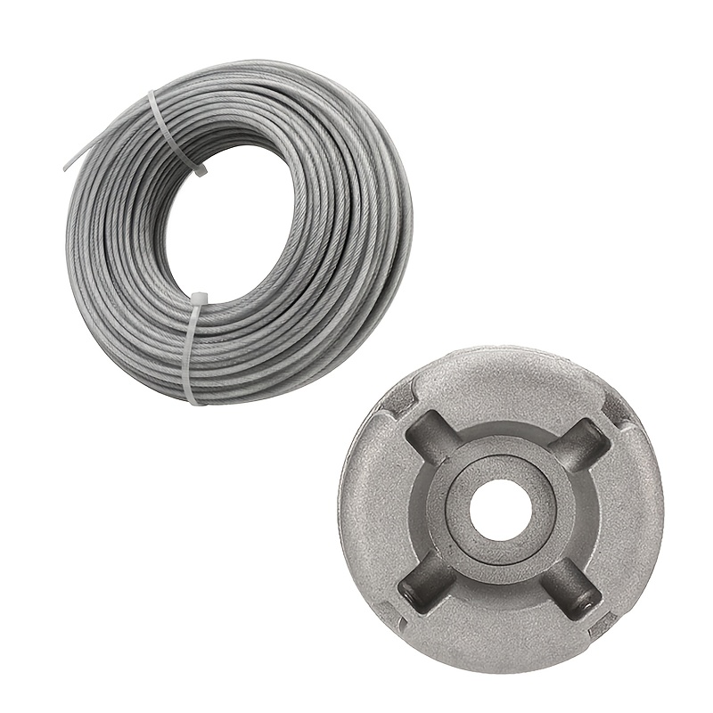 Image of A 21pcs Set, With 1 Built-in Aluminum Trimming Head And 20 Grass-trimming Steel Wire Rope, Suitable For Gardening Use
