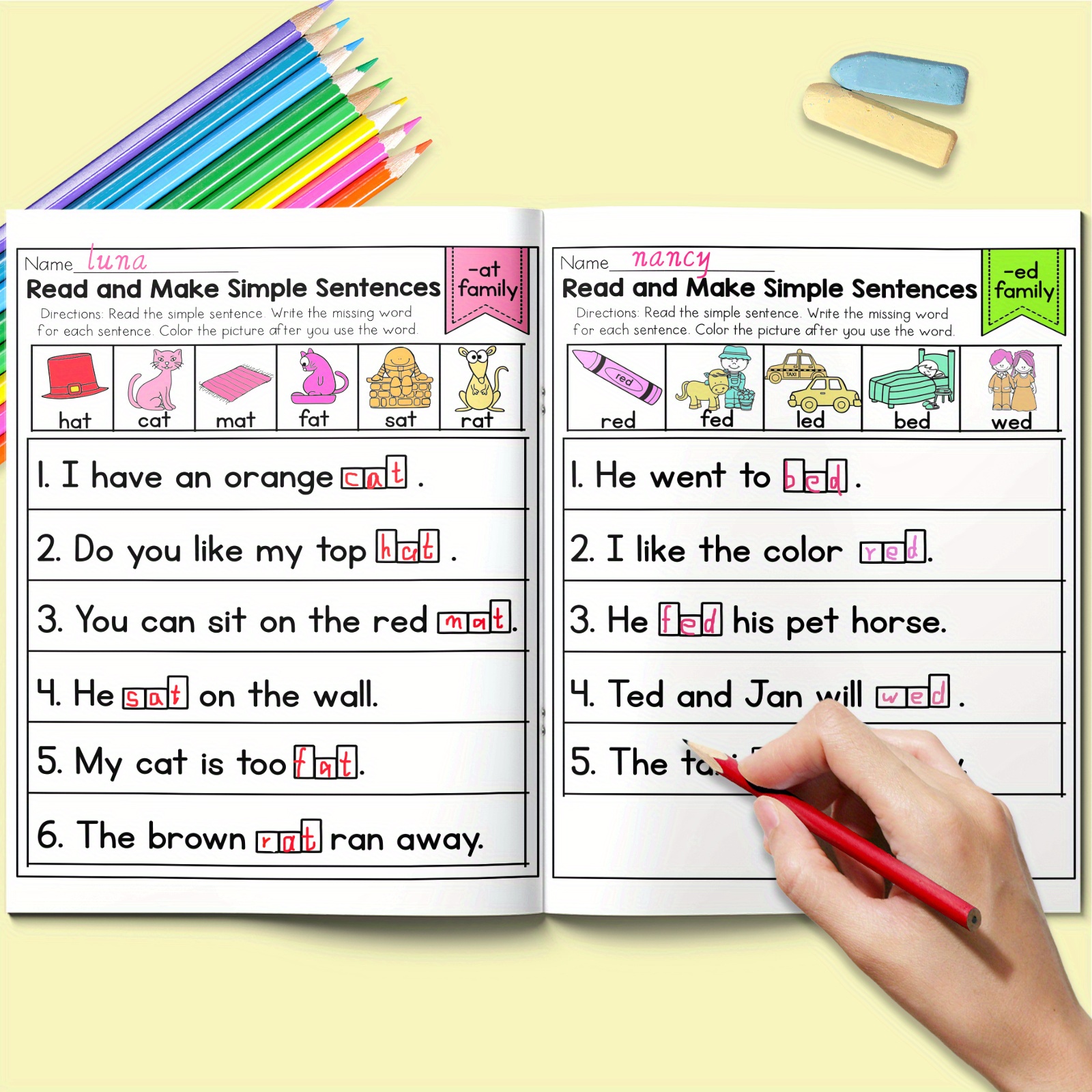 My First Sentence Learning Book: Gradually Guide Kids from Words to Sentences, Building Grammar and Expression Skills