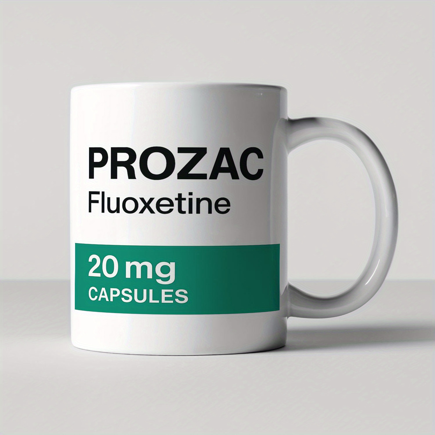 TEMU Minimalist Funny Calm Vibes Mug | Ceramic Mental Health Themed Wellness Present For Medical Students, Doctors, Nurses, Psychologists, Healthcare