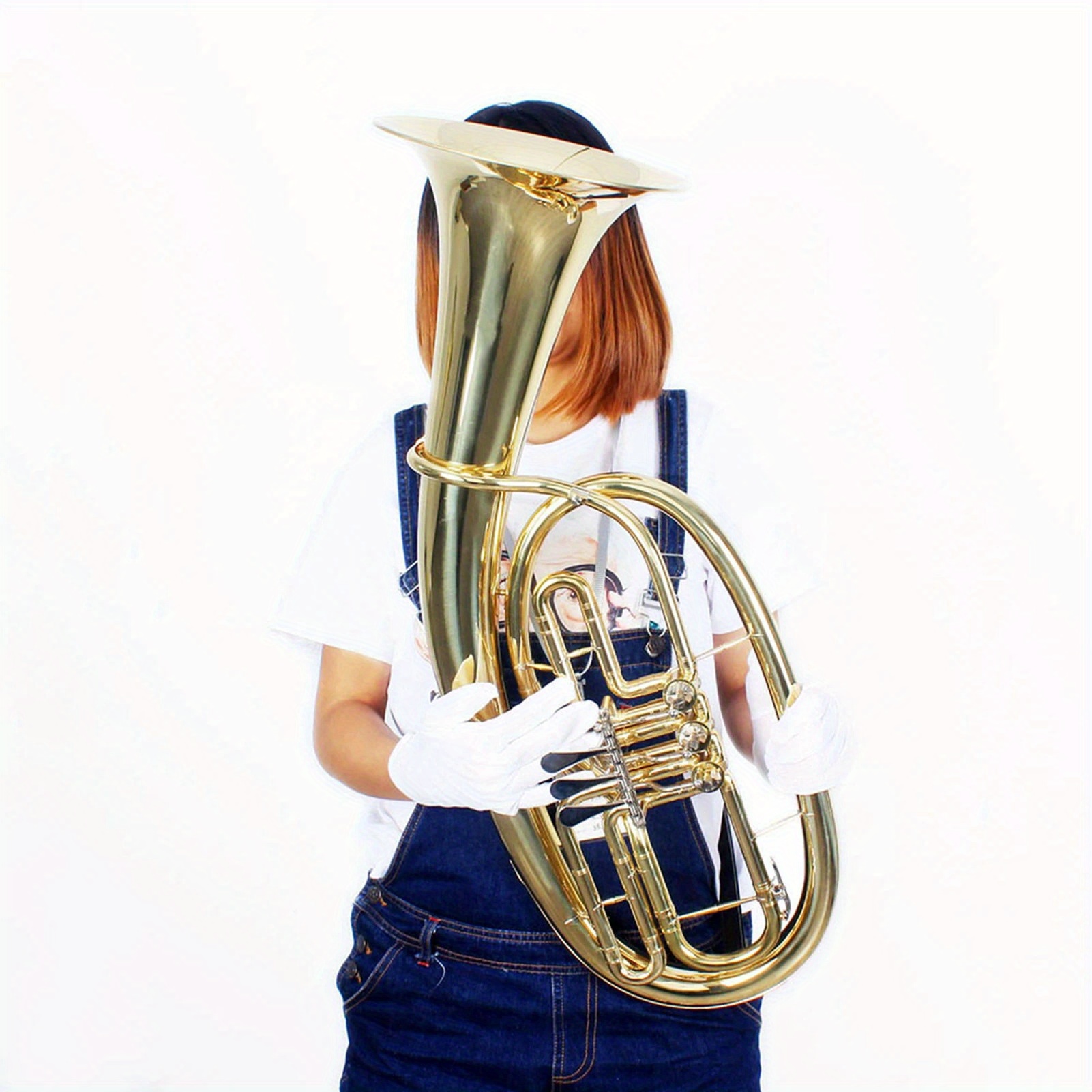 TUBA STRAP, DELUXE LEATHER, HEAVY DUTY CLASPS