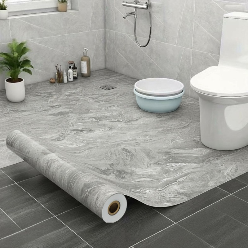 E-shop 60 cm - 1 Rolle, einfach zu installierende, selbstklebende Ethylen-Basisplatte - Modernes Marmordesign, Kunst, Heimrenovierung, Bodenbelag,