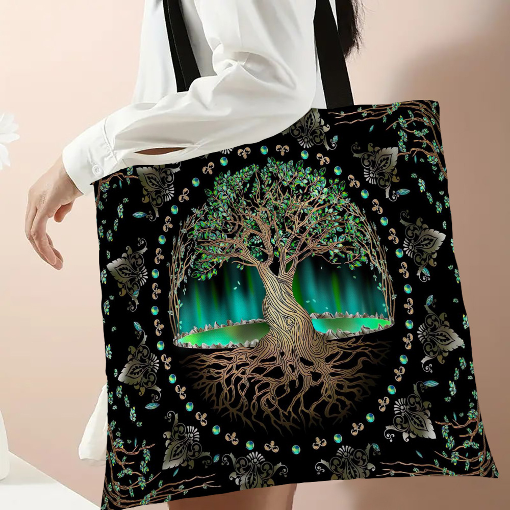 Women's Shoulder Bag - Tree Of Life Magic Tote Bag, Reusable Shopping Bag For Men And Women