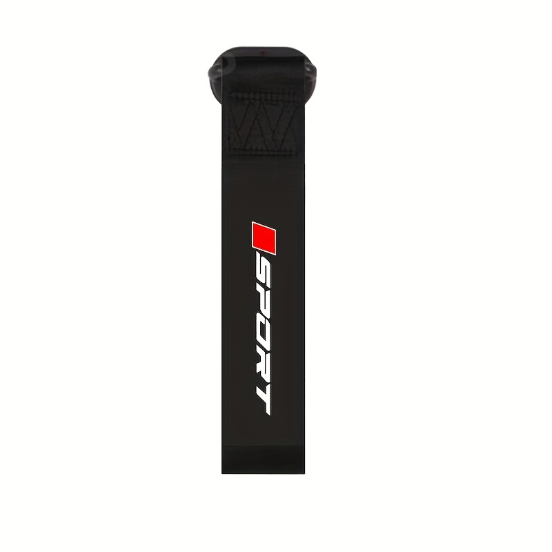 TEMU 1pc Sport Style Car Bumper Decorative Tow Strap, Universal Racing Car Decorative Streamer, Suitable For Most Cars, Automotive Exterior Accessory
