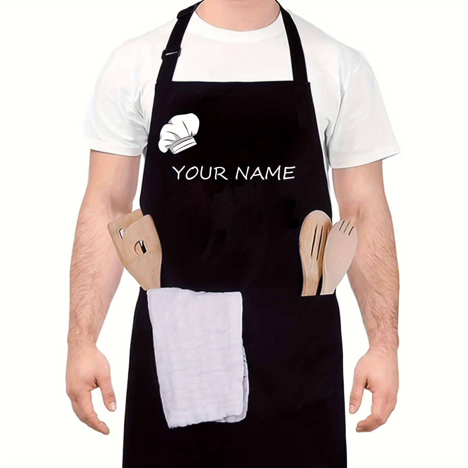 TEMU This Is A Tailored Adjustable Pocket Apron From Sturdy Material, Featuring A Design That Customized To Fit Your . It's Ideal For Men And Women