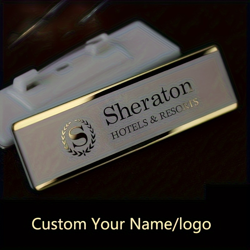 personalized name tags with multilingual support for   hotel company   and other   including different names   and company badges