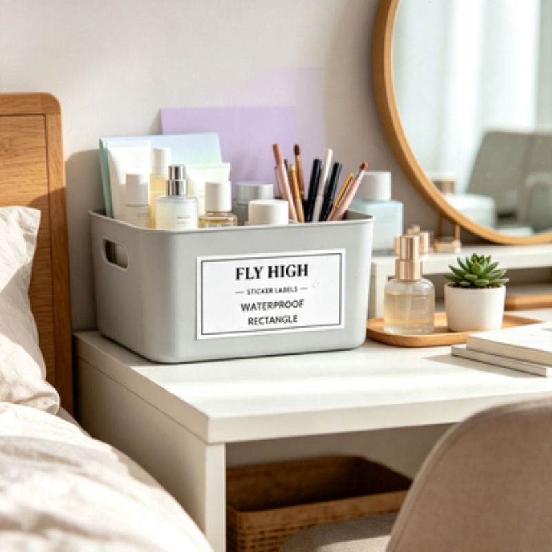 Custom Rectangular Stickers in Multiple Sizes and Quantities