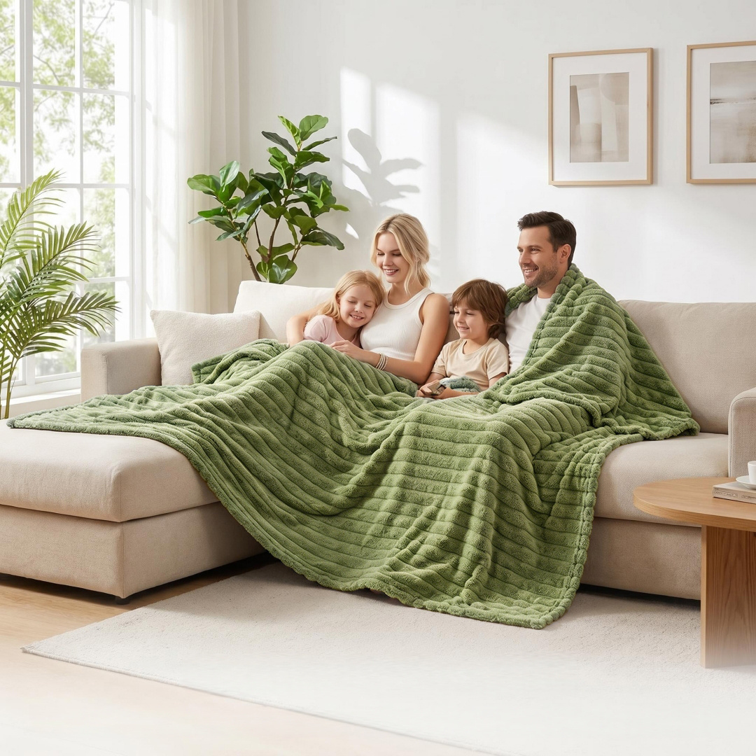 [local Warehouse] 3d Flannel Blanket, Double-sided Lightweight Breathable Throw & Blankets Throws, Washable Bedding For Bed Couch Sofa Camping, Home Bedroom Decor, Ideal Mother's Day Holiday Gift For